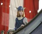 Вики викингов в Драккар или корабль